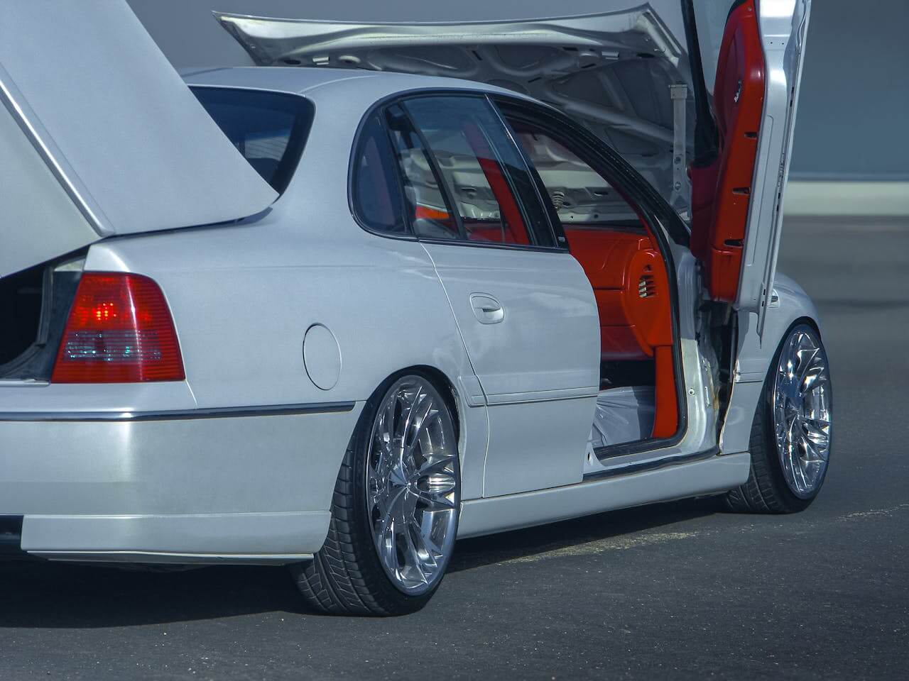 a luxury modified car