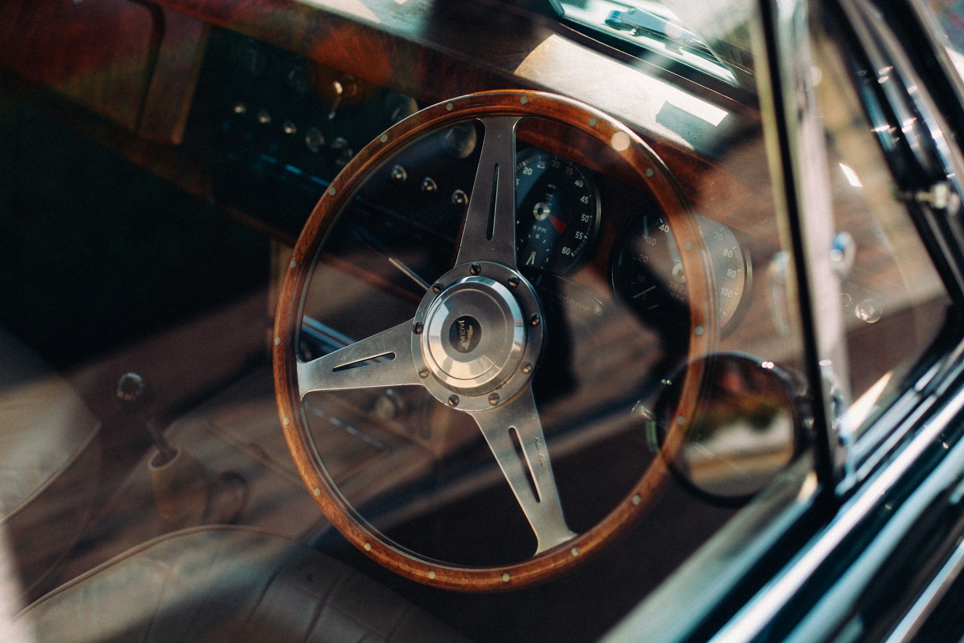 classic car interior