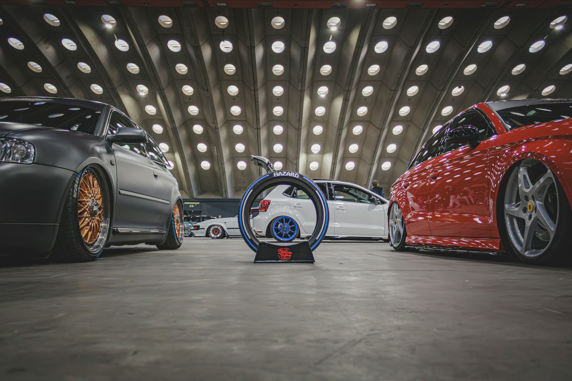 selection of cars at auction