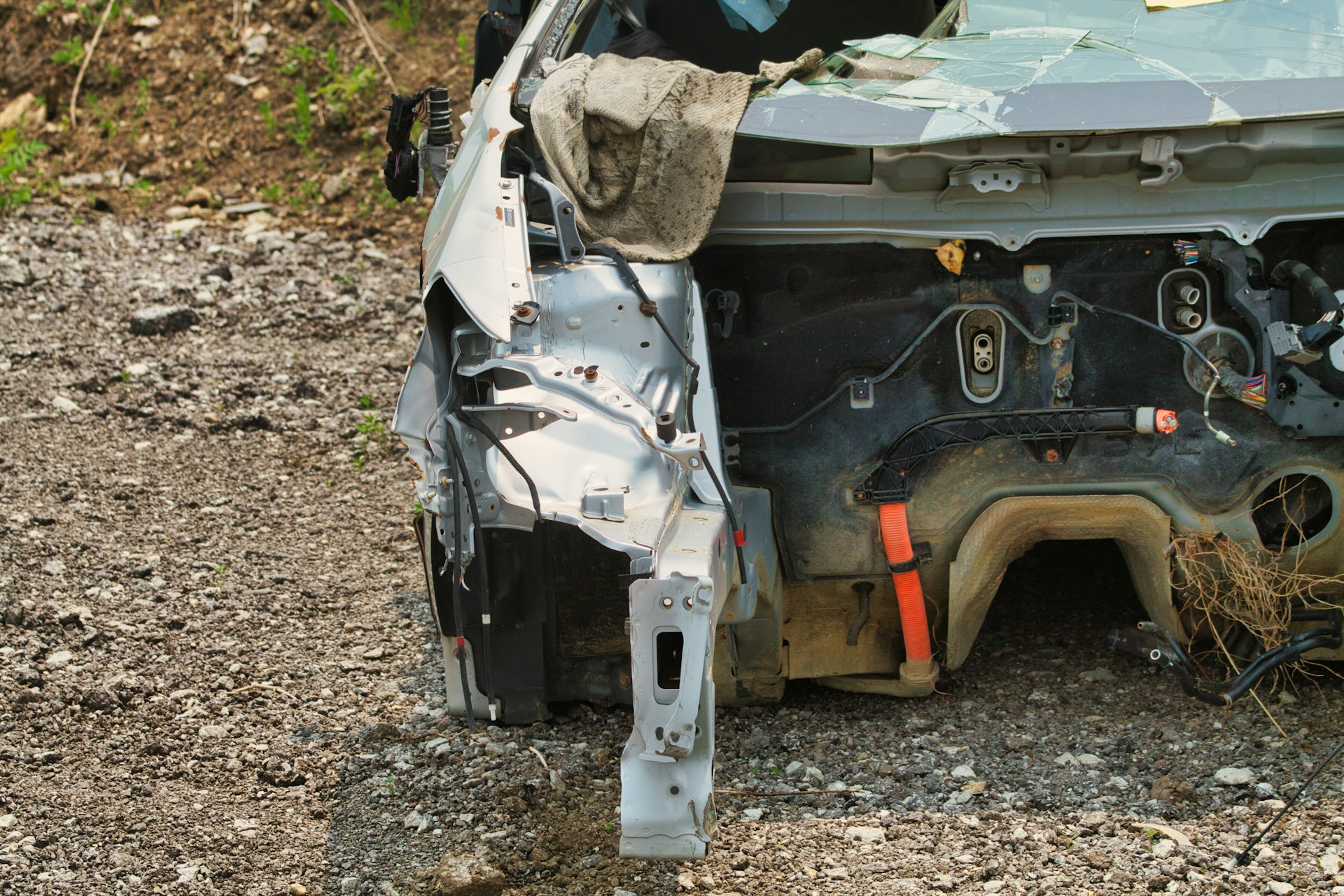 damaged car after an accident