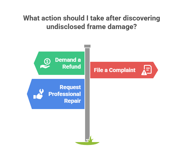 solutions after buying a vehicle with a damaged frame