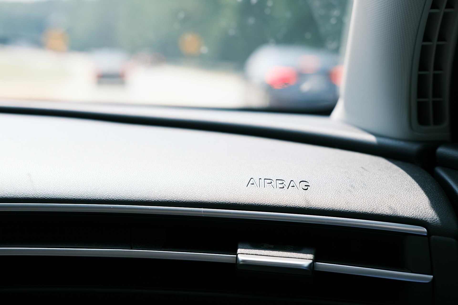 airbag location in a car