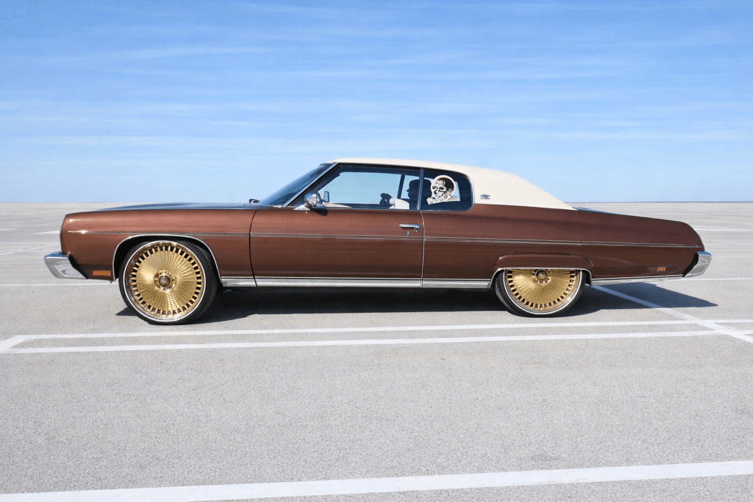 a customized donk car